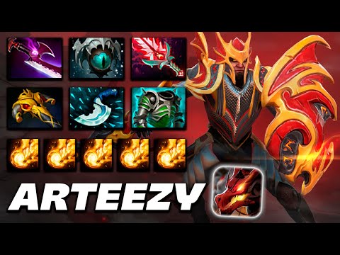 EG.Arteezy Dragon Knight - Dota 2 Pro Gameplay [Watch & Learn]
