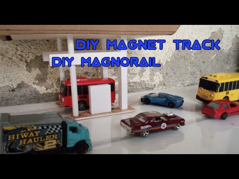 DIY MAGNORAIL,CHAIN ROAD SYSTEM,MAGNET TRACK ON A LOW BUDGET, SISTEM SIMPLE MAGNET TRACK