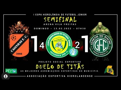 CASINHAS 1 (4) X 1 (2) GUARANI DO RIACHO- COPINHA SUB 17