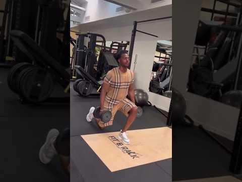 Koba LaD is sporting a full Burberry