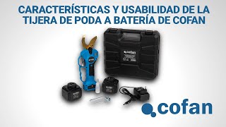 Tijeras de Podar Eléctricas  Funcionamiento a Batería Li-ion 25 V