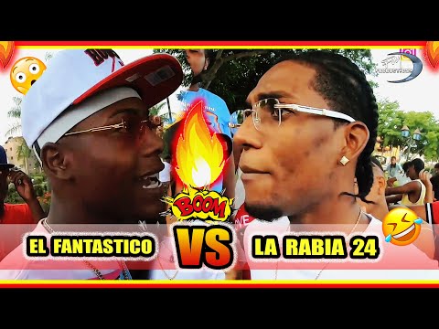 ( UFFS NO VAS PAL GUERRO) 😜 La Rabia 24 vs El Fantástico RD Batalla de Freestyle en el parque Italia