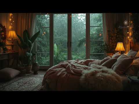 Projeto Soninho 1006 6h de chuva calma, rain calm, tela escura, durma em 5 minutos