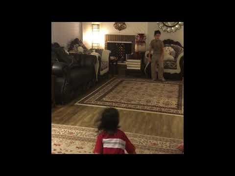 Hammoudi faris play soccer 3 old The second time  with brothers 2016