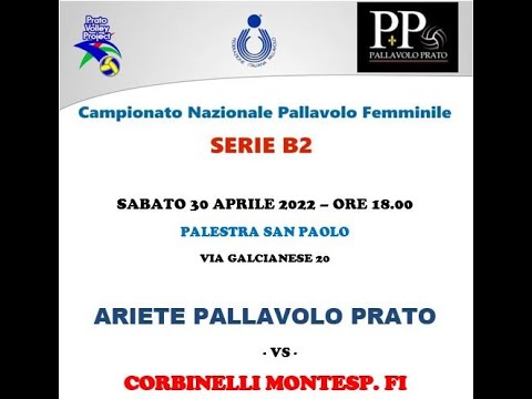 SERIE B2 : Pallavolo Prato - Corbinelli Montesp. FI