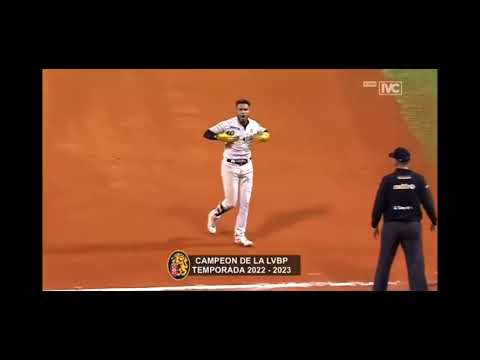 Leones del Caracas campeones 2022/23, HR de Harold Castro - Marcha de Venevisión