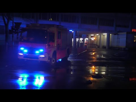 [Alarmgong] ELW- B-Dienst+ Löscheinheit + Doppel RTW der Berufsfeuerwehr Bonn FW 1