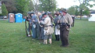 preview picture of video 'Civil War Camp Re-creation, May 5, 2012, Framingham Center, MAssachusetts, USA (2:34)'