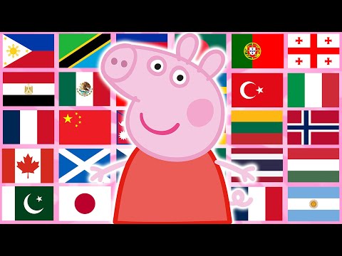 Peppa Pig in 70 Languages Meme
