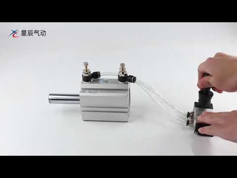 Sda12-5b stroke double acting cylinders pneumatic compact cy...