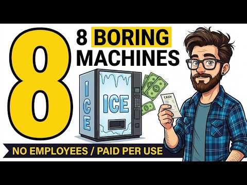8 Boring Machines That Pay for Years (No Employees Needed)