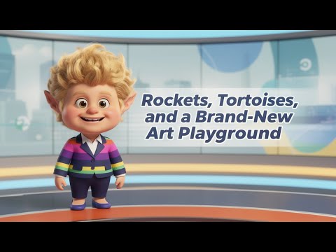Rockets, Tortoises, and a Brand-New Art Playground
