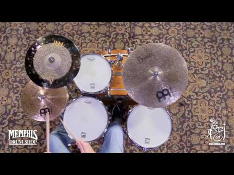 Meinl 14" Byzance Dark Hi Hat Cymbals - 1302/1448g (B14DAH-1050417K)