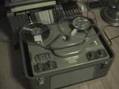 Revox E36 E 36 stereo vacuum tube reel to reel tape recorder