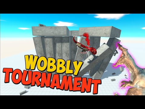 Wobbly Sky Arena Every Unit Tournament Deathmatch - Animal Revolt Battle Simulator