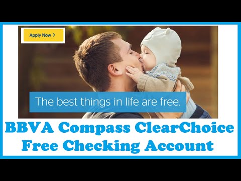 BBVA Compass ClearChoice Free Checking Account