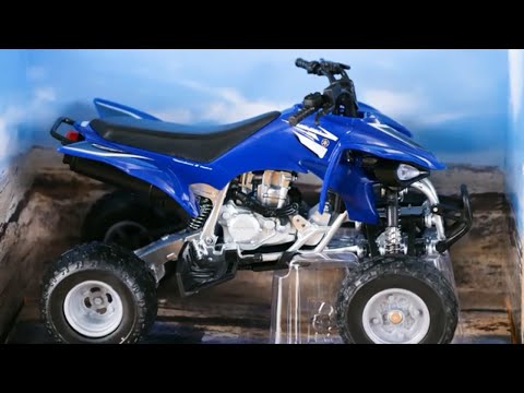 New Ray Toys Yamaha YFZ 450 RACE QUAD Unboxing and Detailed Walk Around