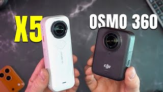 Insta360 X5 vs DJI Osmo 360 – Is this Real Competition for the X5? 