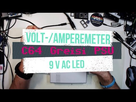 C64 Hardware - Modding the Greisi PSU - Volt-/Amperemeter