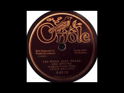 The Music Goes 'Round And Around sung by Chick Bullock, 1935