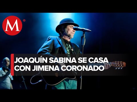 Joaquín Sabina se casó en secreto con Jimena Coronado