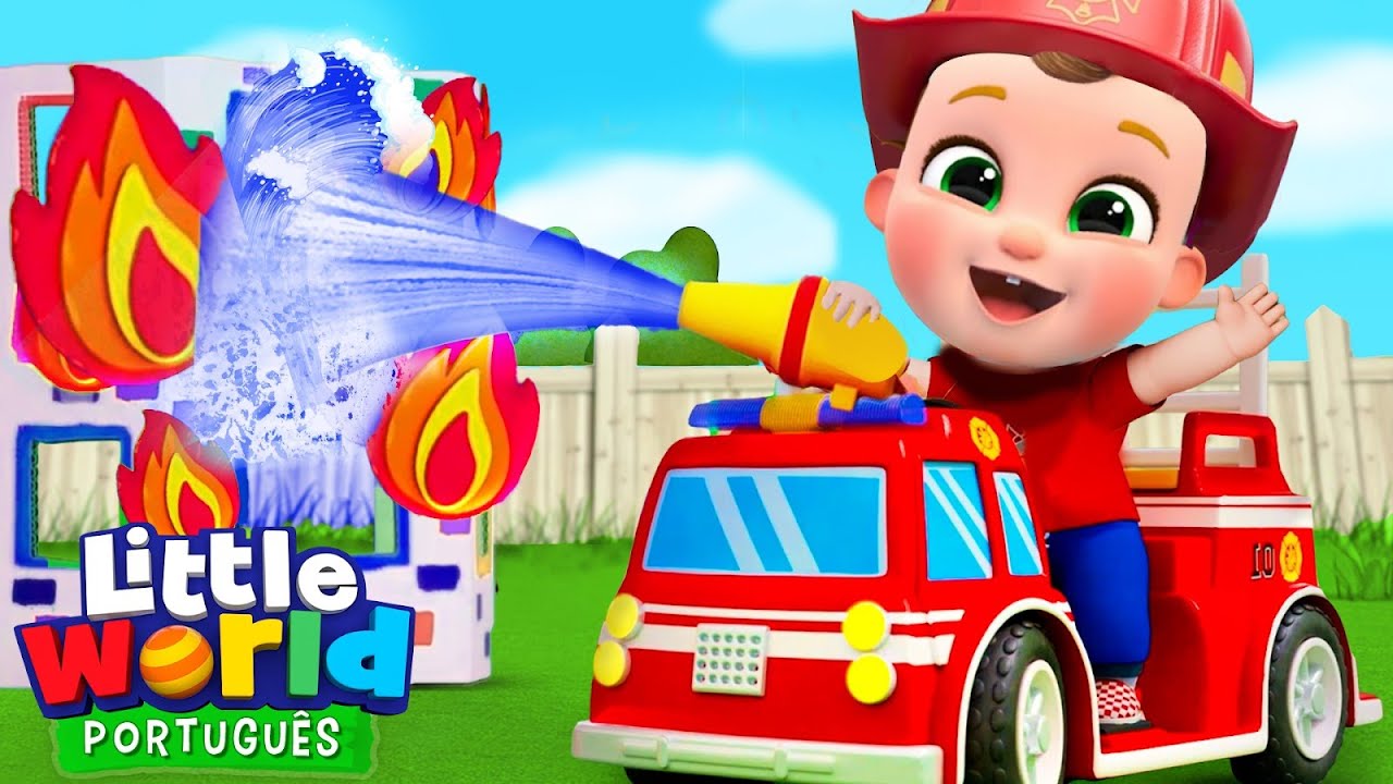 Chuá Chuá, É o Bombeiro Nico! 🚒 | O Mundo de Nina e Nico - Little World Português