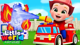 Chuá Chuá, É o Bombeiro Nico! 🚒 | O Mundo de Nina e Nico - Little World Português