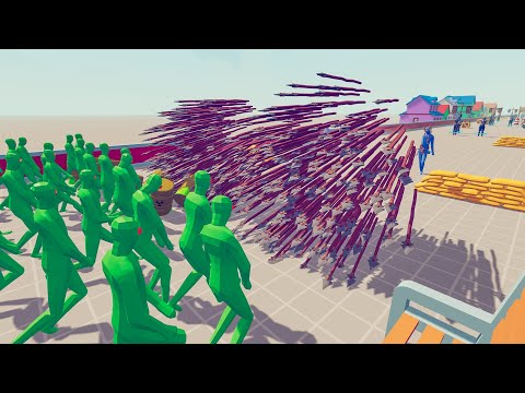 Zombie 100 Units vs God Units - Totally Accurate Battle Simulator TABS