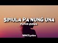 Simula Pa Nung Una Patch Quiwa Lyrics