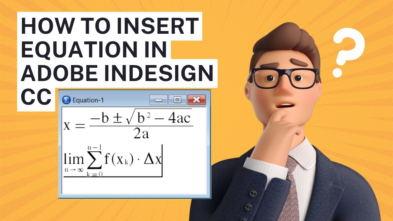 Insert equations in Adobe InDesign CC |Mathmagic pro plugin|
