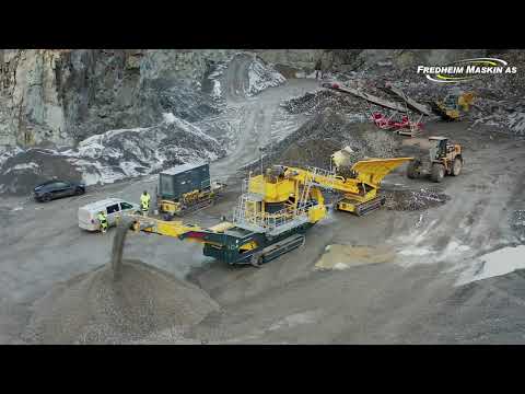 Keestrack H6Se full electric plug-in cone crusher and A6e full electric Apron feeder on tracks