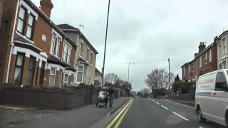 preview picture of video 'Driving Along Astwood Road, Rainbow Hill & Lowesmoor Terrace, Worcester, Worcestershire, England'
