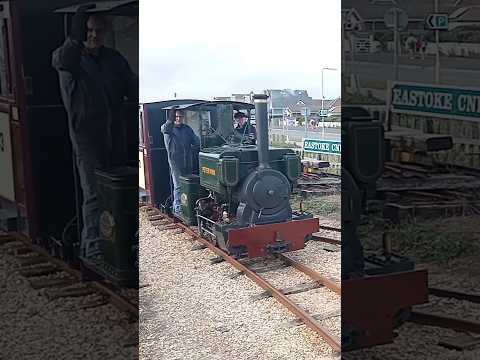 'Peter Pan' arriving into Eastoke Central - Hayling Island Light Railway