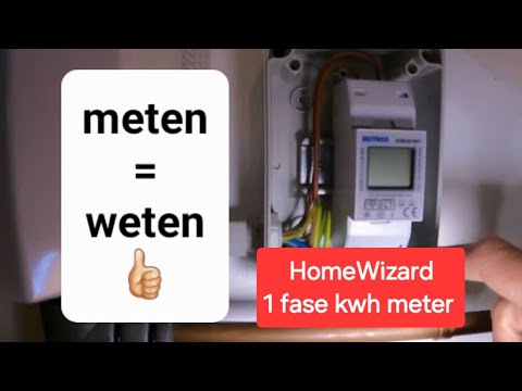 How to install a HomeWizard 1-phase kWh meter yourself..👍🏻