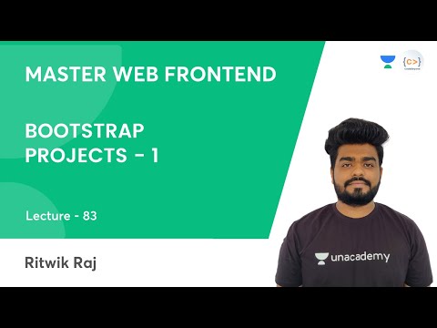 L83 | Bootstrap Projects - 1 | Bootstrap | Frontend Dev | Ritwik Raj