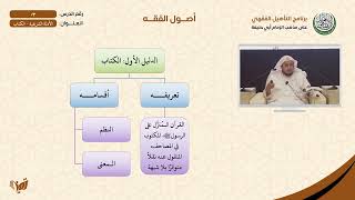 صورة 03 الأدلة الشرعية -  الكتاب | أصول الفقه | التأهيل الفقهي الحنفي