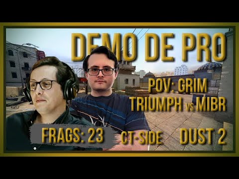 [PT] zorlaK Analisa: PoV GRIM - TRIUMPH vs MIBR - DUST 2 (CT-SIDE) [Demo de Pro]