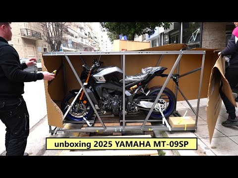 unboxing YAMAHA MT-09 SP new 2025