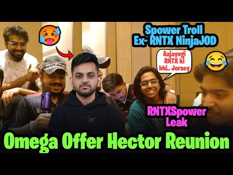 Omega Offer Hector Reunion🥵 SPower Troll Ex RNTX NinjaJOD😂 | BGMS Lan Fun