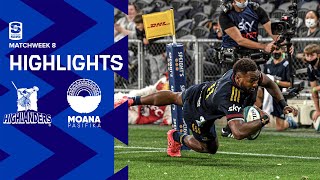 DHL Super Rugby Pacific R8 Highlights: Highlanders v Moana Pasifika (2022) Thumbnail