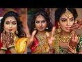 4K AI ART Indian Fashion Showcase Emma103 Pixcelvibe Lookbook Model Fashion Aiart Vertical