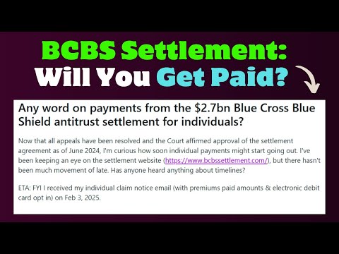 Bcbs Settlement Calculator