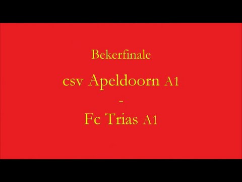 Samenvatting csv Apeldoorn A1 - FC Trias A1 (Bekerfinale)