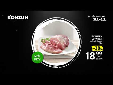 Konzum katalog svježa ponuda 31.1.-6.2.