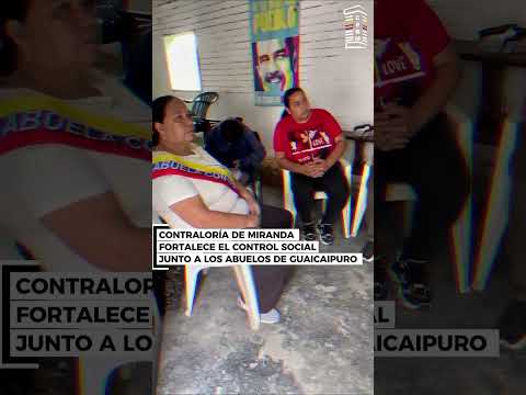 #envideo / Contraloría de Miranda fortalece el control social junto a los abuelos de Guaicaipuro.