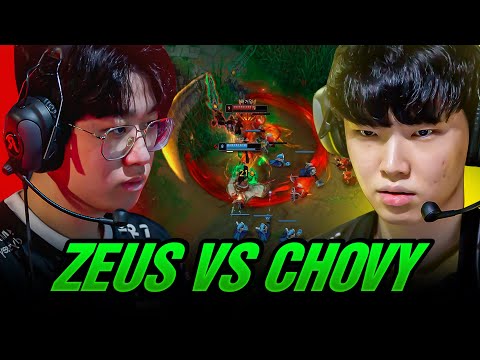 CHOVY ĐỌ KÈO TAY TO CỰC CĂNG CÙNG ZEUS TẠI MÙA GIẢI MỚI