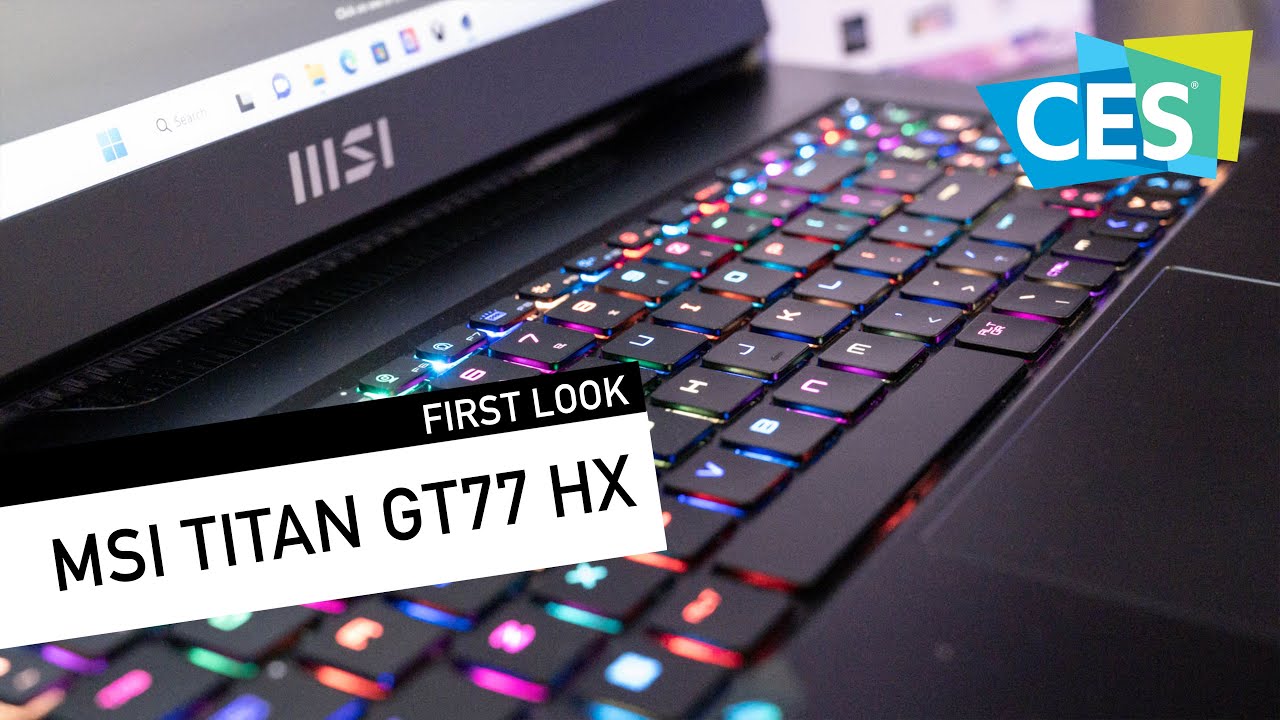 MSI Titan GT77 HX - CES 2023 First Look - YouTube