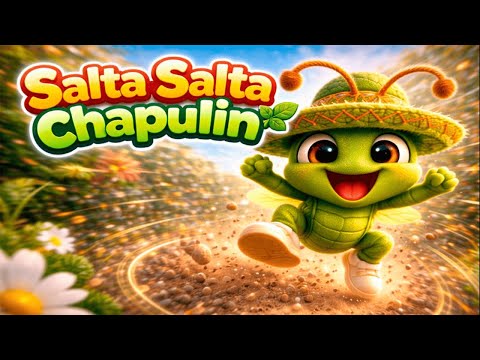Salta Salta Chapulín 🦗✨ | Canción Infantil 3D Pixar en el Jardín