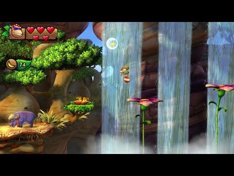 Donkey Kong Country Tropical Freeze: 3-2 Baobab Bonanza (Puzzle pieces + KONG)