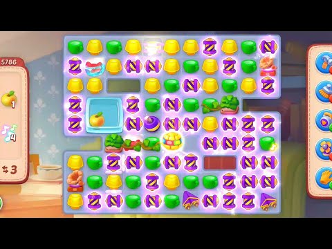 Homescapes wonderful game play video level 5795 complete ✅🏘️🏕️🎮